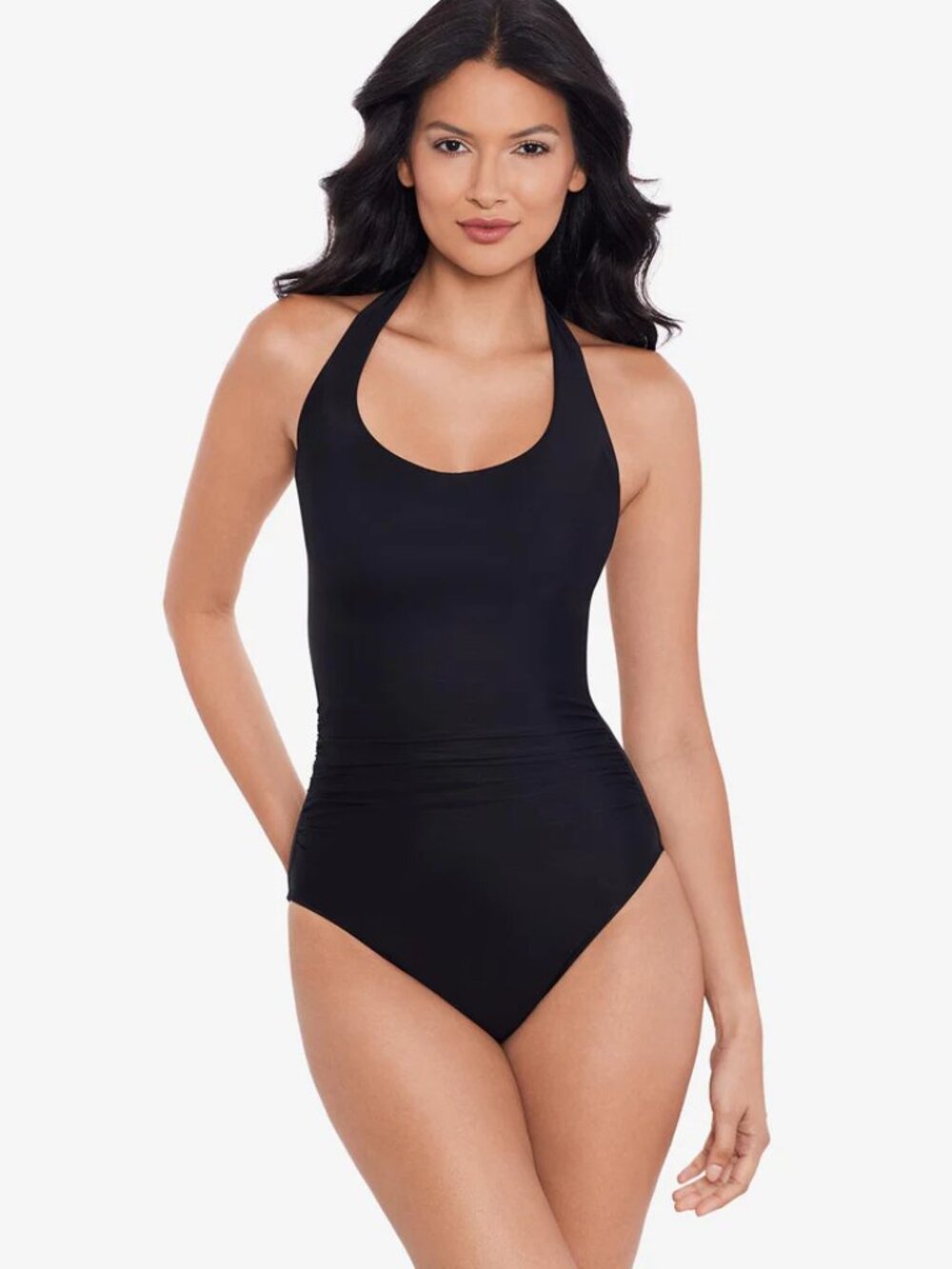 Miraclesuit utopia One-Piece Swimsuit  Style# 6552224  US 10 Black   New no tags